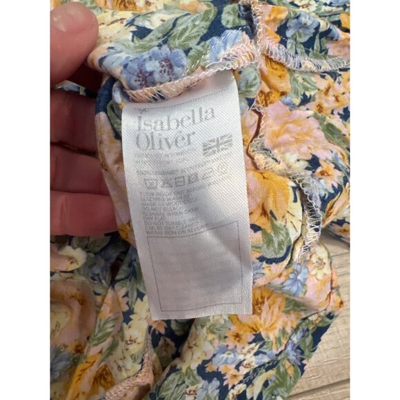 Isabella Oliver Floral Maxi Dress - Yellow and Pink - Picture 6 of 9